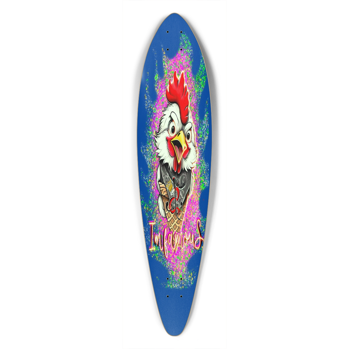 Imfamous Cock I-scream Custom Longboard