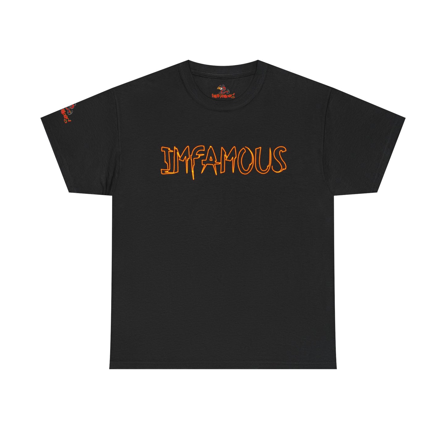 Imfamous Devils Food Cupcake Zombie attack Graphic Tee - Fun Casual Wear, Unisex T-Shirt for Food Lovers, Halloween fun gift