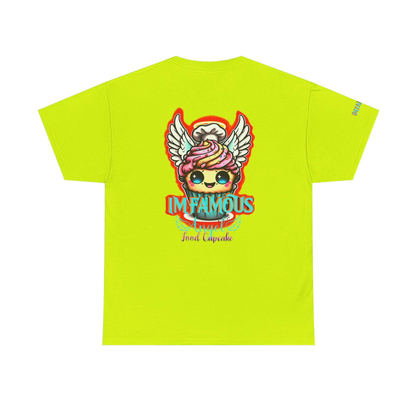 Camiseta de algodón con el famoso diseño de cupcakes Angel Food