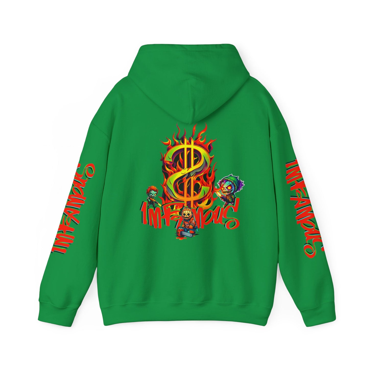 Premium graphic Hoodie - Imfamous halloween Design