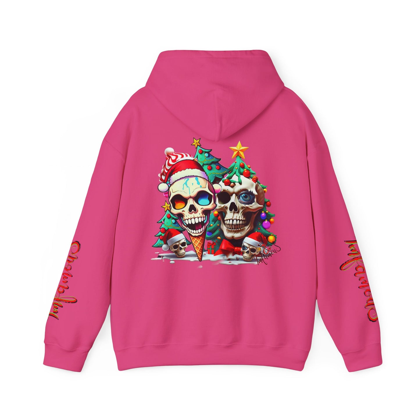 Premium hooded sweatshirt - Imfamous Christmas Skull i-scream - Imfamous Design