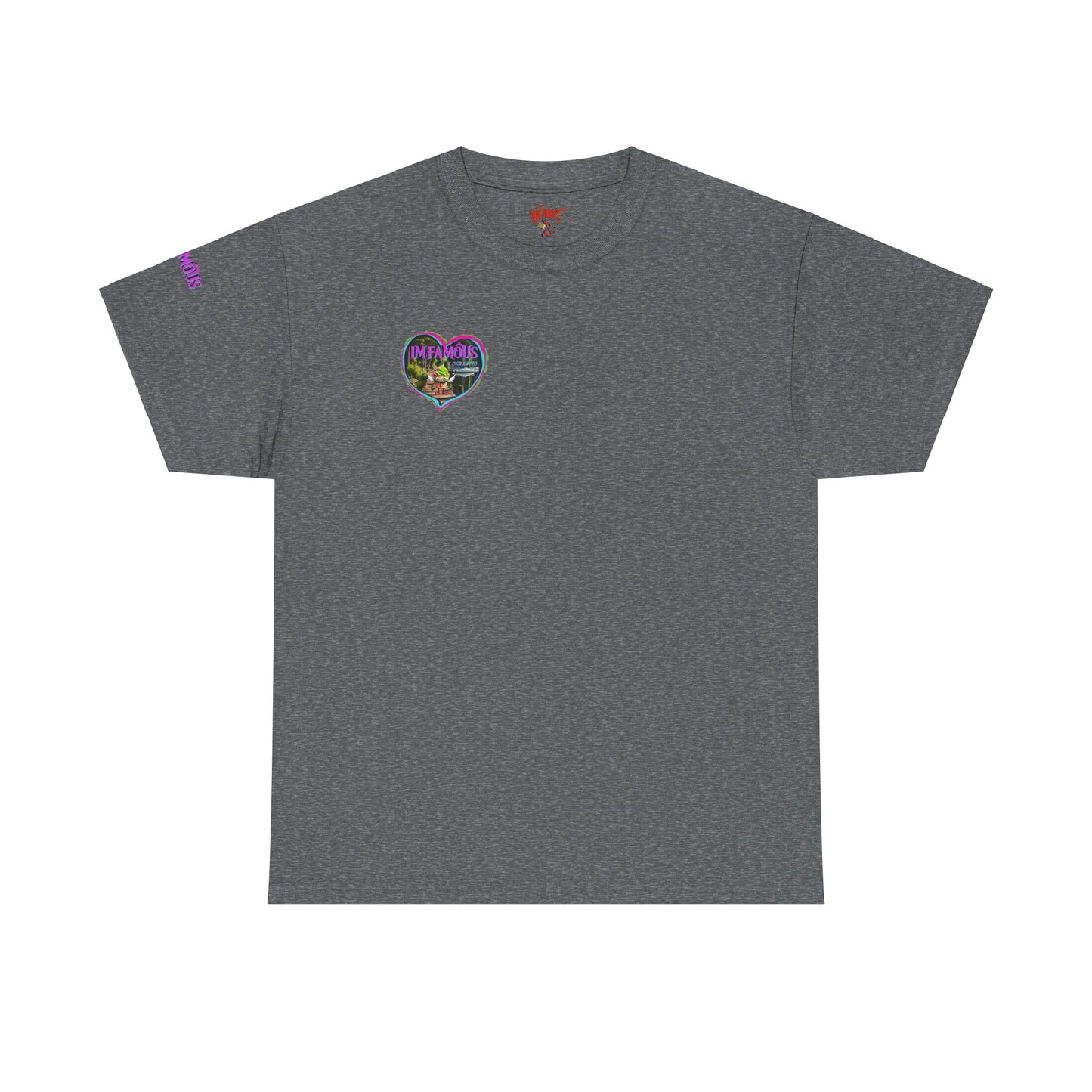 Premium Graphic T-Shirt - I Love Imfamous I-Screams Premium Unisex Heavy Cotton Tee