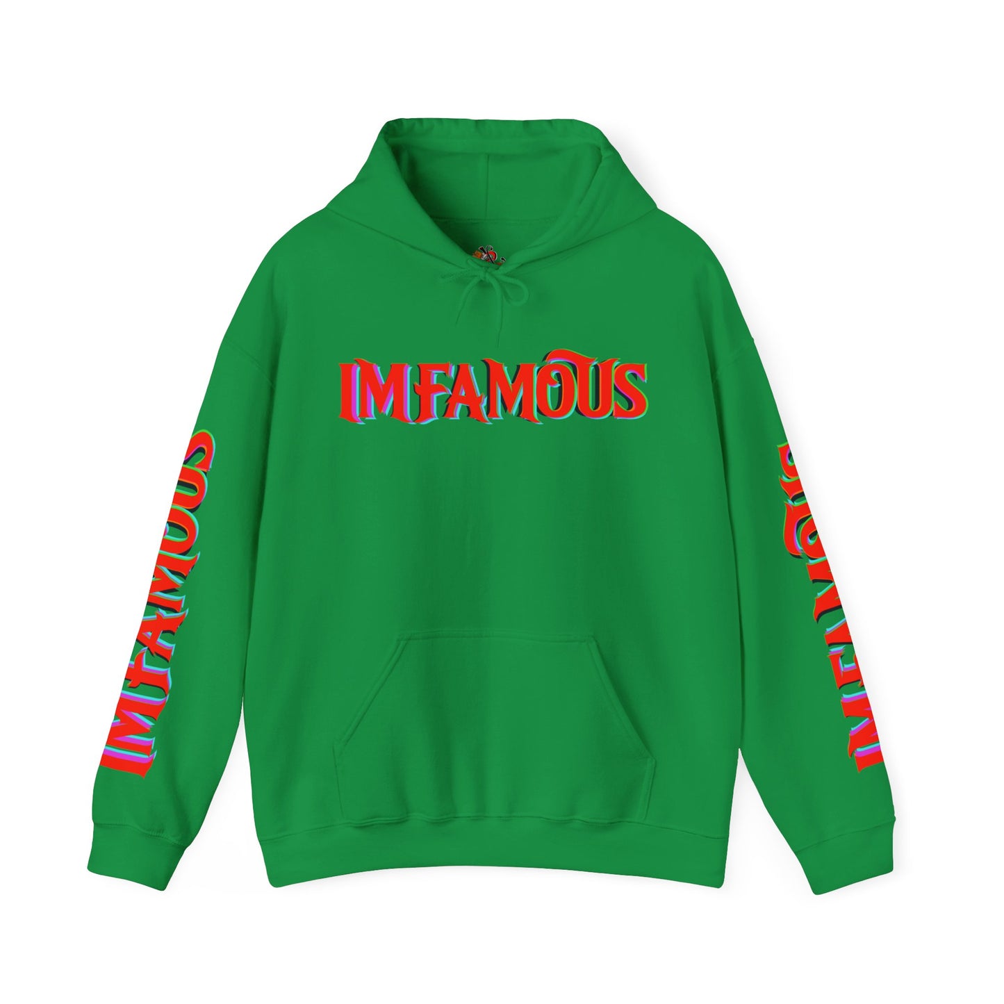 Premium Hooded Sweatshirt -Funny - Imfamous : Don't go unprotected lol
