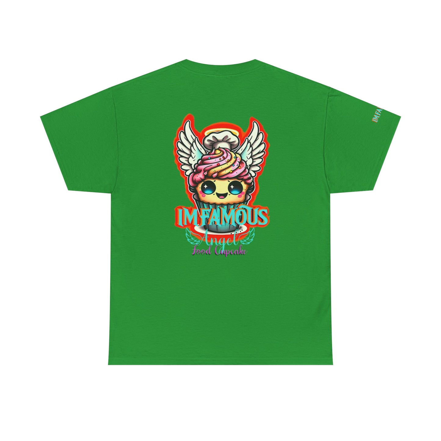 Camiseta de algodón con el famoso diseño de cupcakes Angel Food