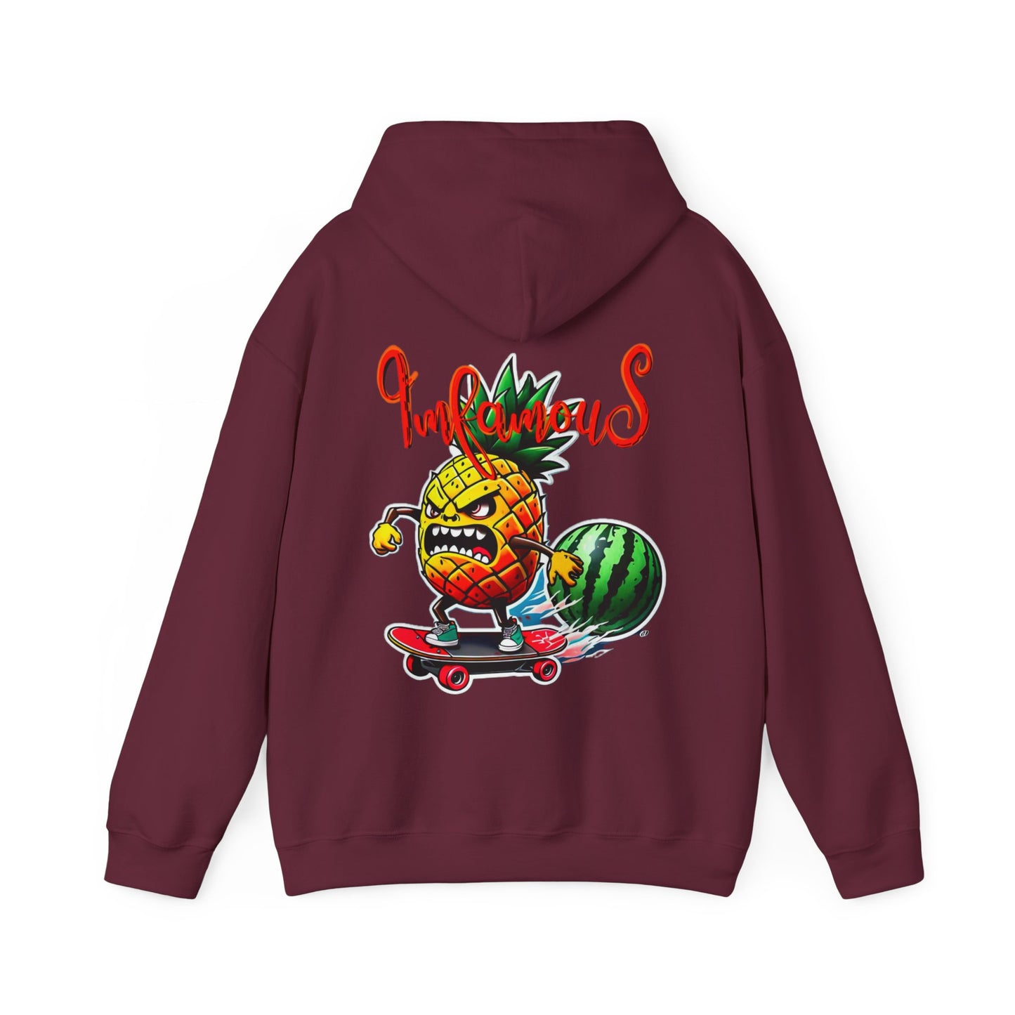 Premium hoodie-Imfamous Angry Pine-Apphole pineapple