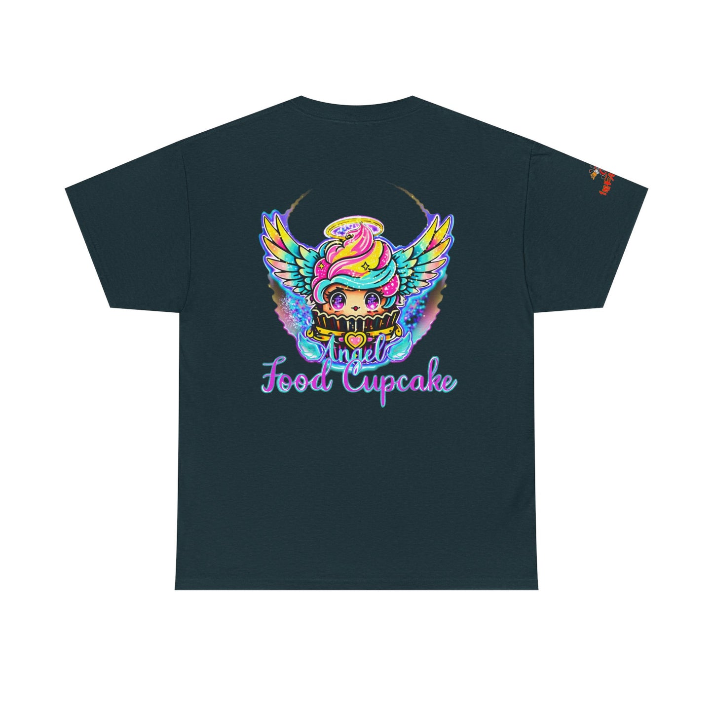 Unisex Heavy Cotton Tee - Imfamous Angel Food Cupcake Design #4