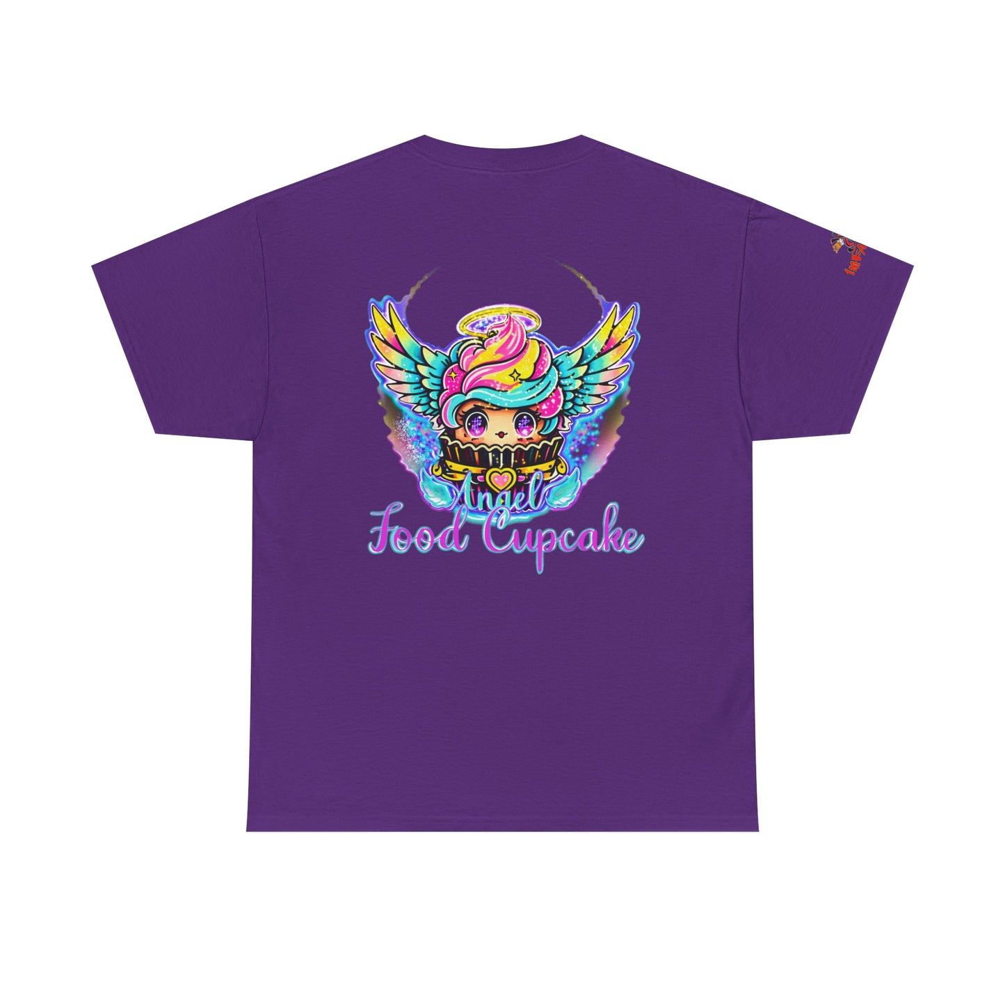 Unisex Heavy Cotton Tee - Imfamous Angel Food Cupcake Design #4