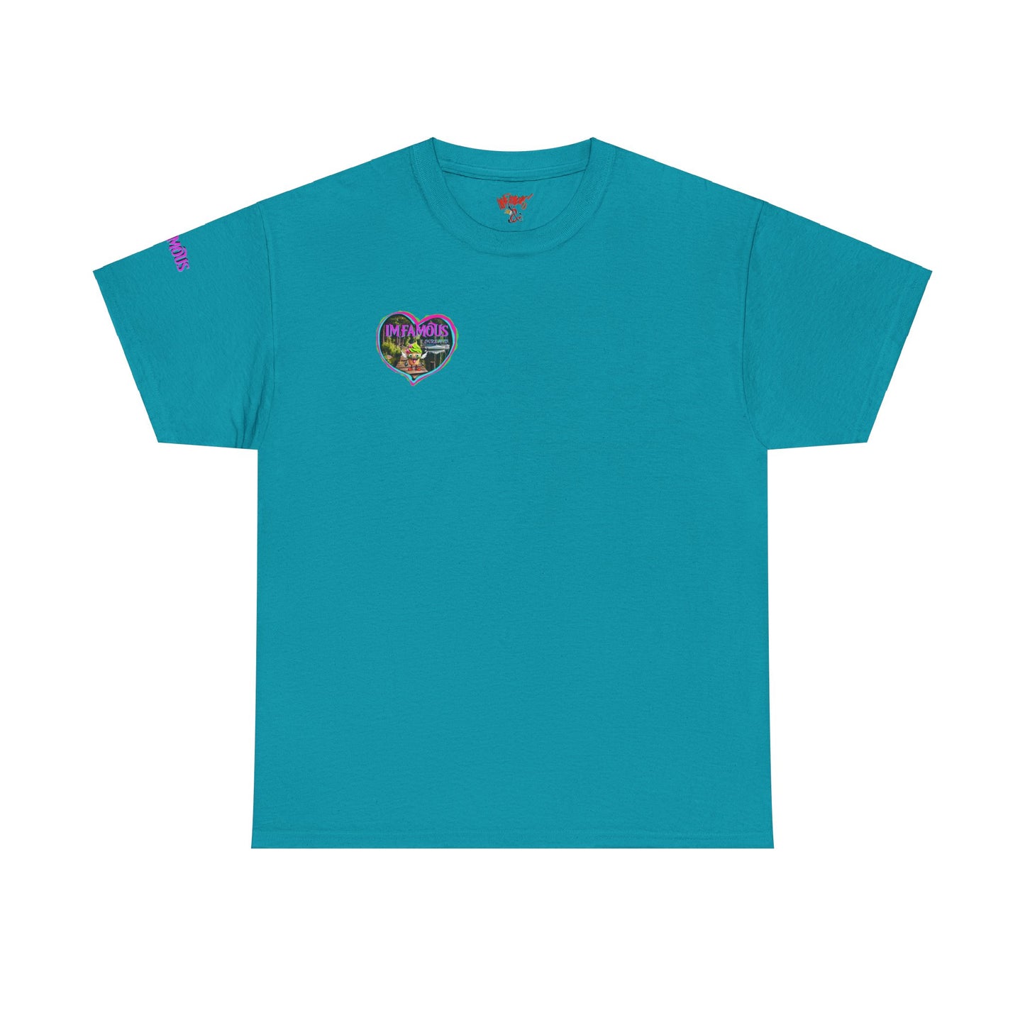 Premium Graphic T-Shirt - I Love Imfamous I-Screams Premium Unisex Heavy Cotton Tee