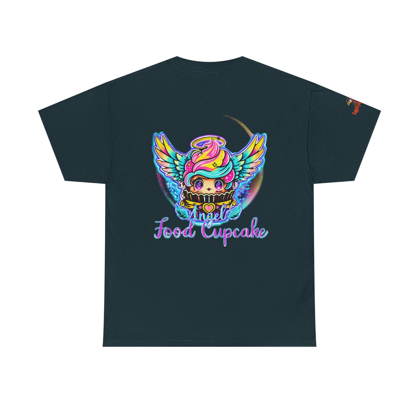 Unisex Heavy Cotton Tee - Imfamous Angel Food Cupcake Design #4