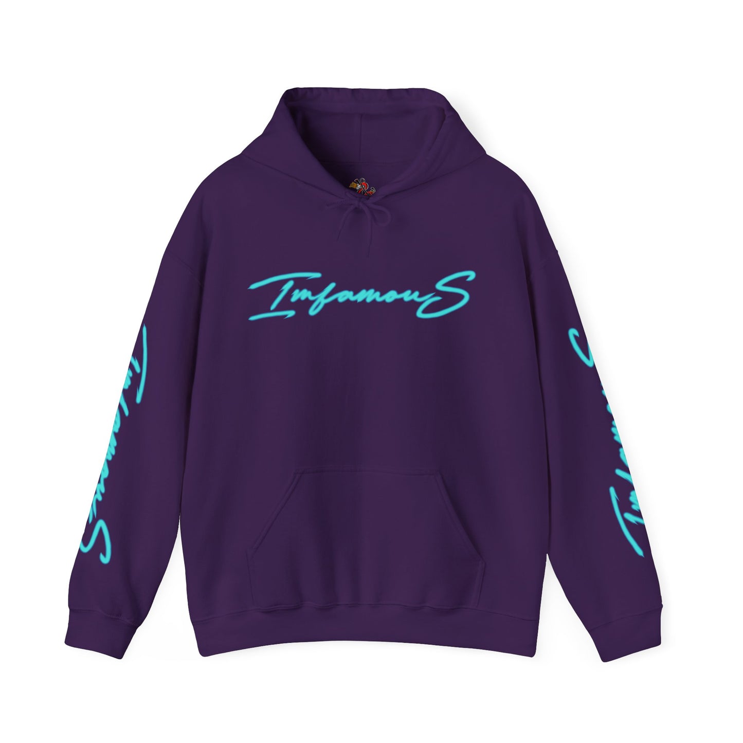 Premium Hooded Sweatshirt - Imfamous Golden Moose Knuckles Design