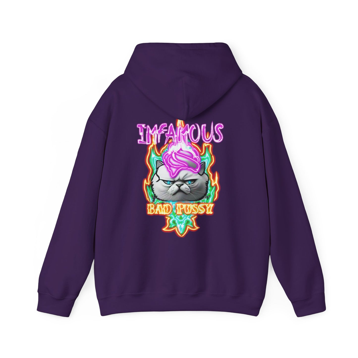 Premium Hooded Sweatshirt Imfamous Bad Pussy #6