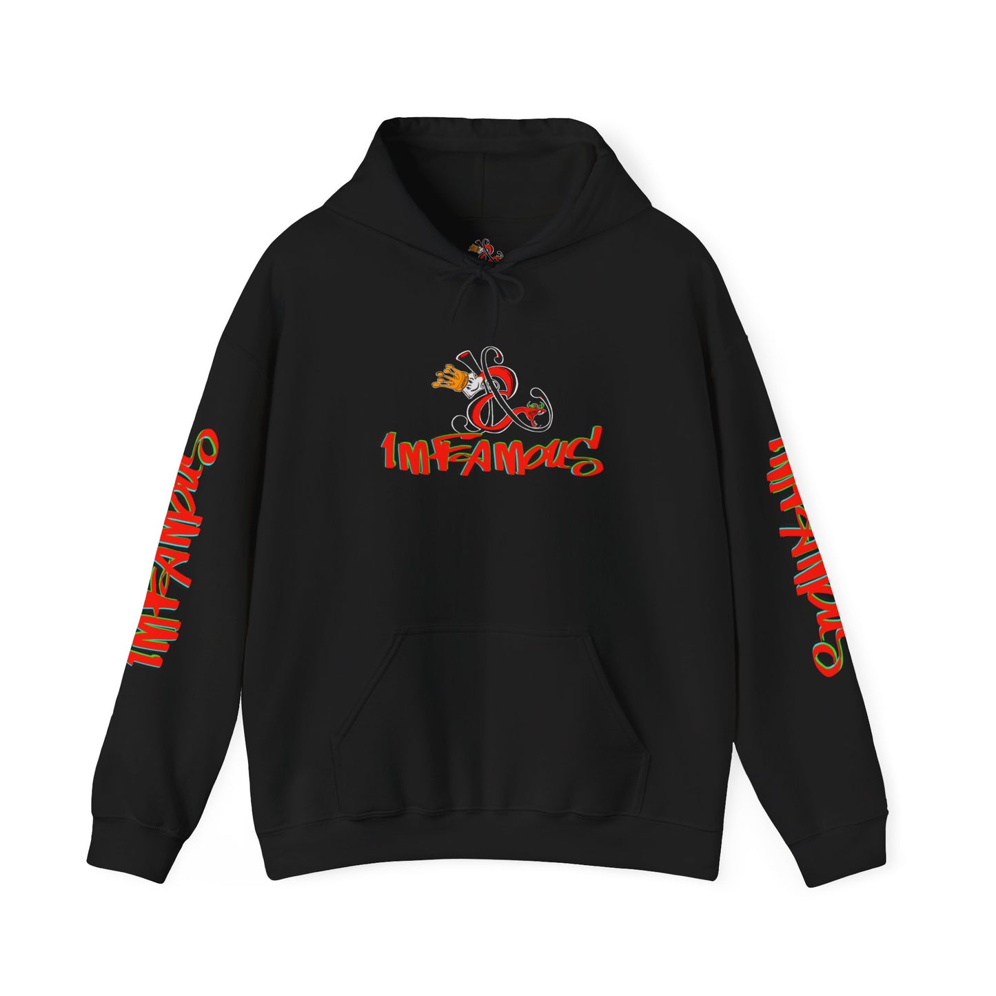 Sudadera con capucha con el famoso diseño de Bad Pussy Cat - Unisex