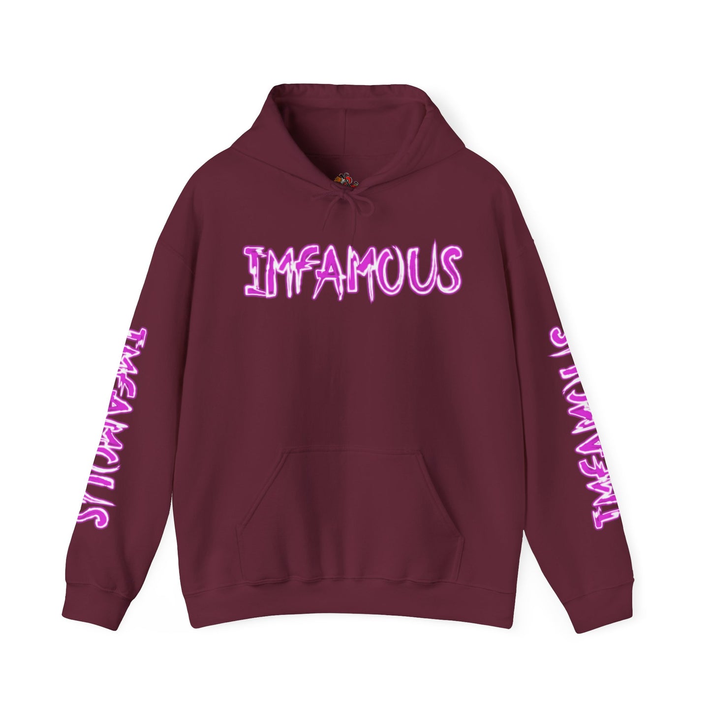 Premium Hooded Sweatshirt - Imfamous Ice Cream Psychedelic Mushroom Tip Design