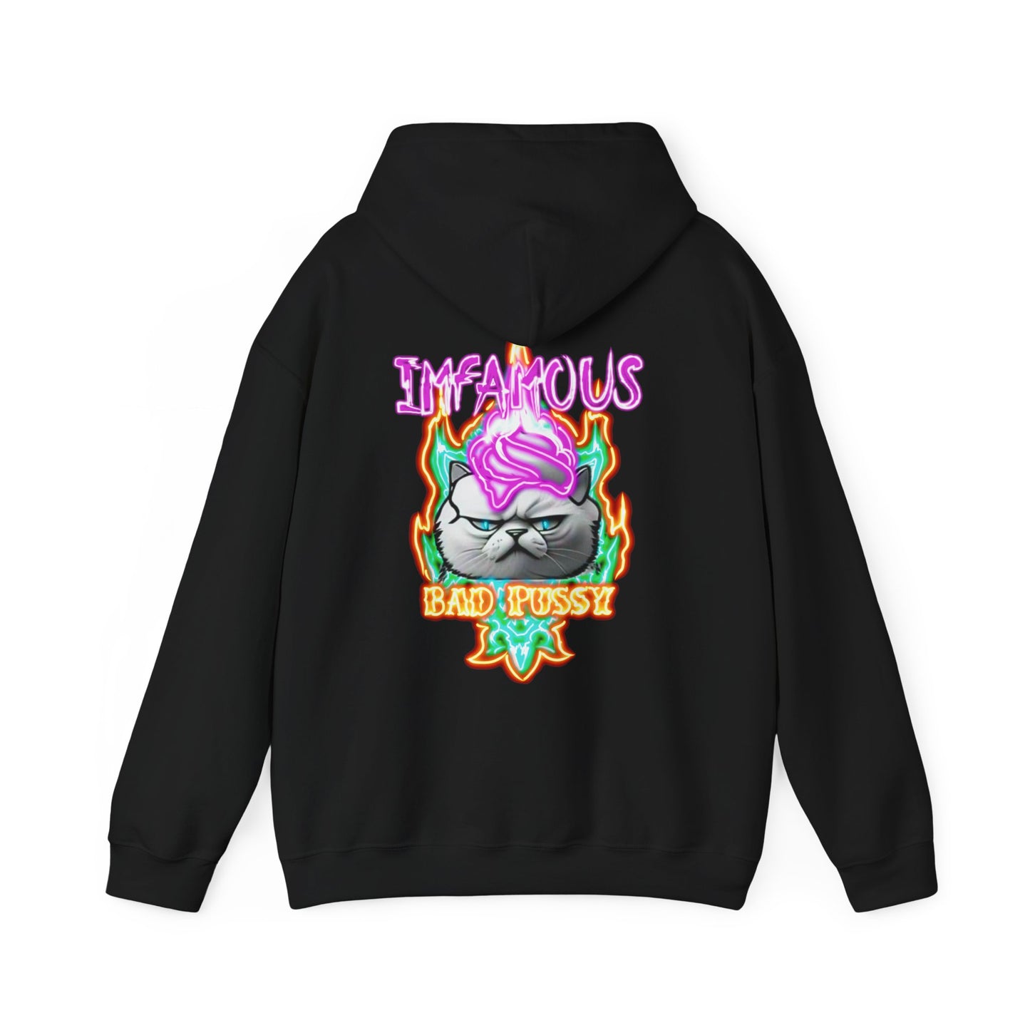 Premium Hooded Sweatshirt Imfamous Bad Pussy #6
