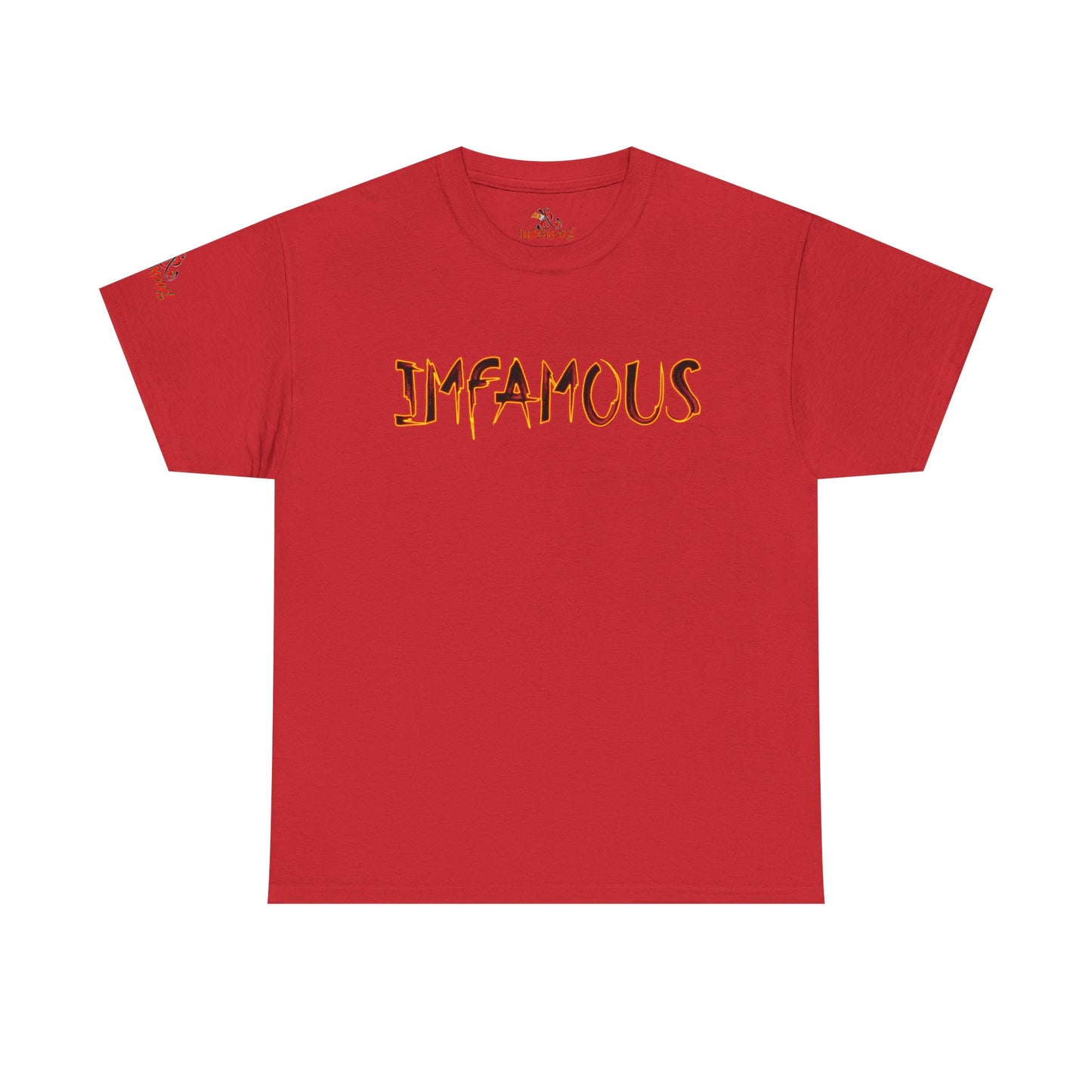 Imfamous Devils Food Cupcake Zombie attack Graphic Tee - Fun Casual Wear, Unisex T-Shirt for Food Lovers, Halloween fun gift