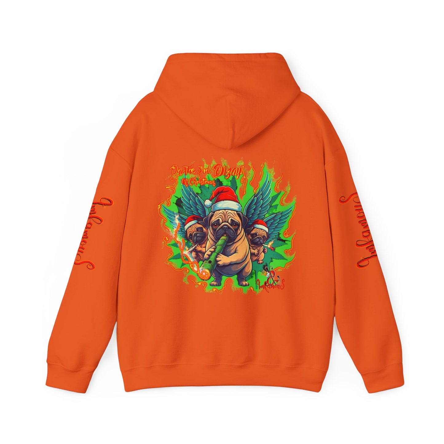 Premium hooded sweatshirt- Imfamous Pug Life