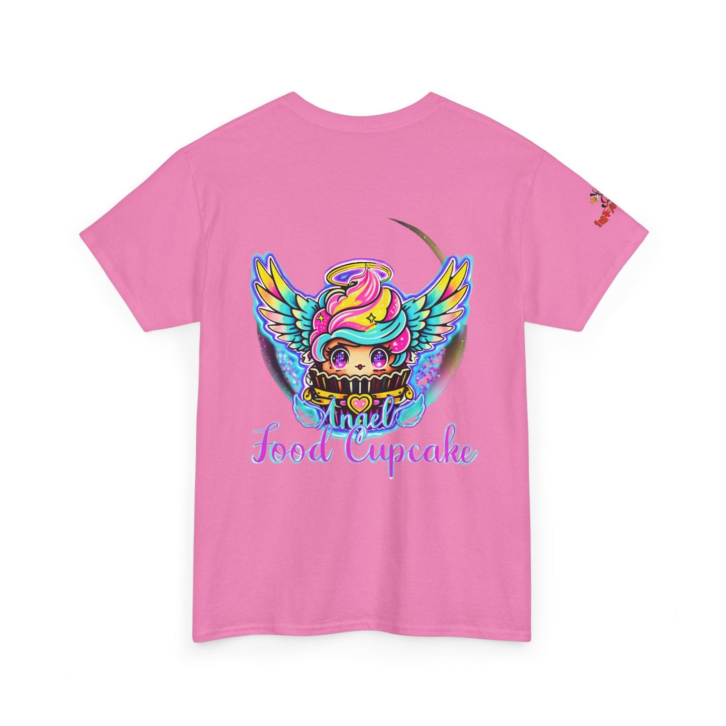 Unisex Heavy Cotton Tee - Imfamous Angel Food Cupcake Design #4