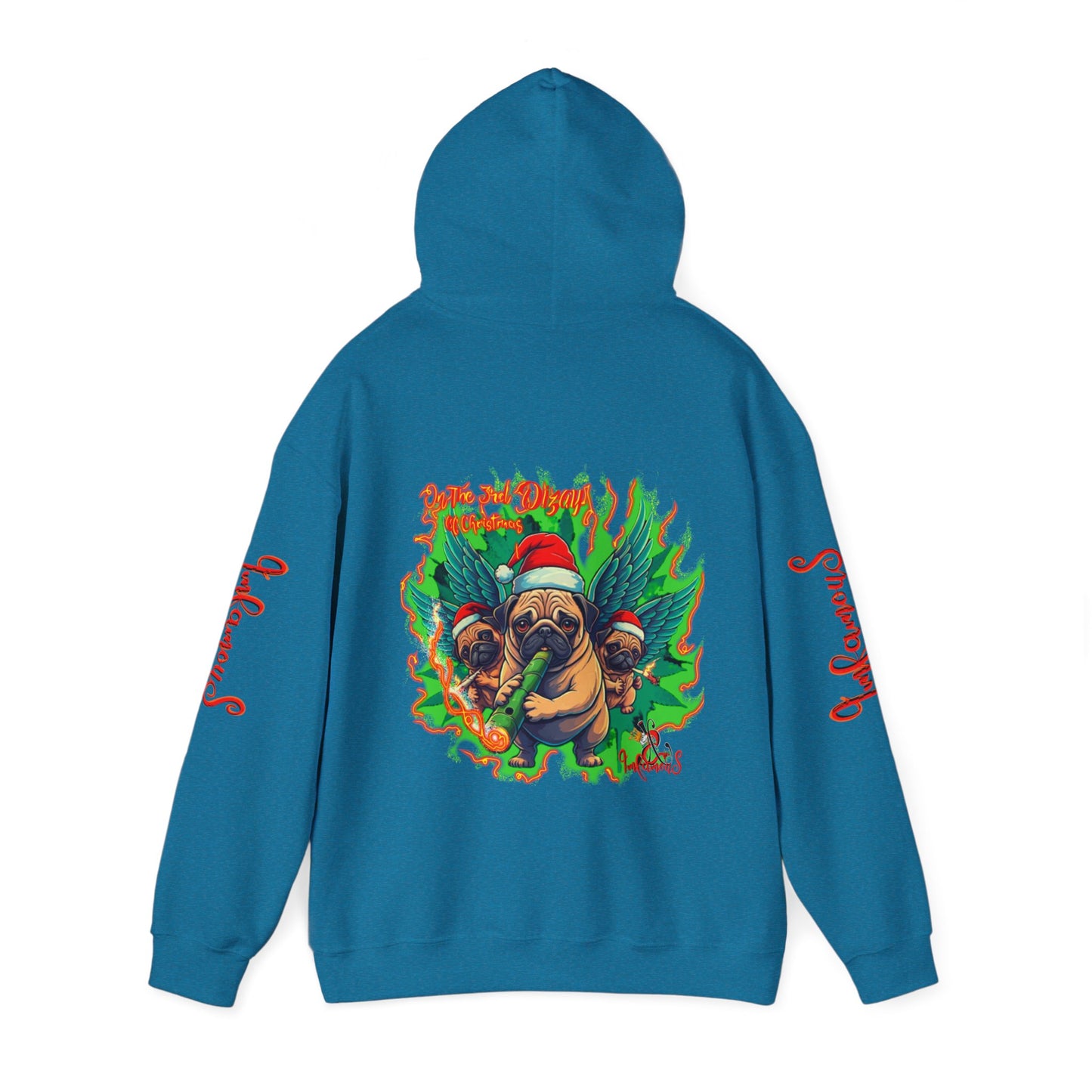 Premium hooded sweatshirt- Imfamous Pug Life