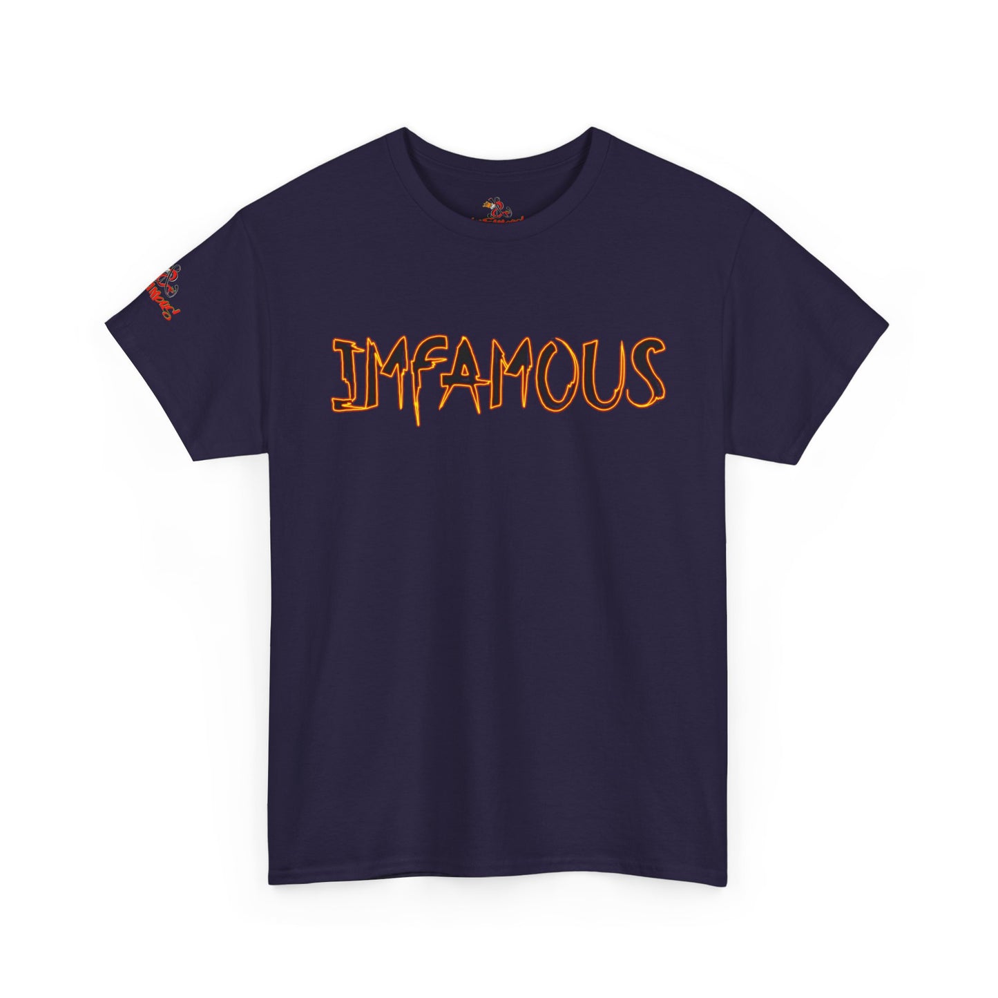 Imfamous Devils Food Cupcake Zombie attack Graphic Tee - Fun Casual Wear, Unisex T-Shirt for Food Lovers, Halloween fun gift