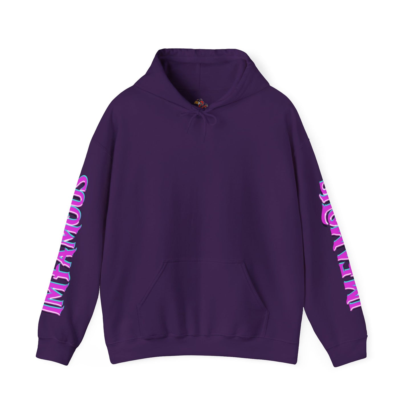 Premium Hooded Sweatshirt -cyclops being abducted by ufo