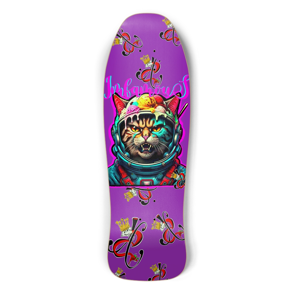 Imfamous Sweet Space Pussy Custom Skateboard