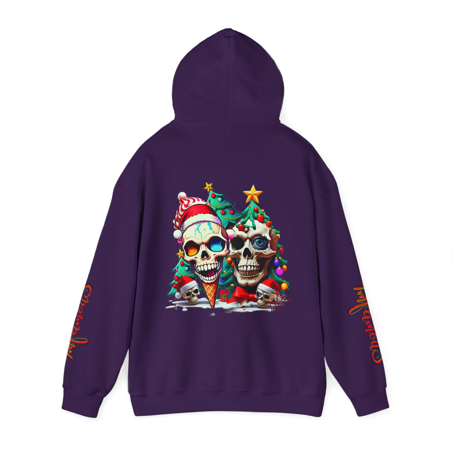 Premium hooded sweatshirt - Imfamous Christmas Skull i-scream - Imfamous Design