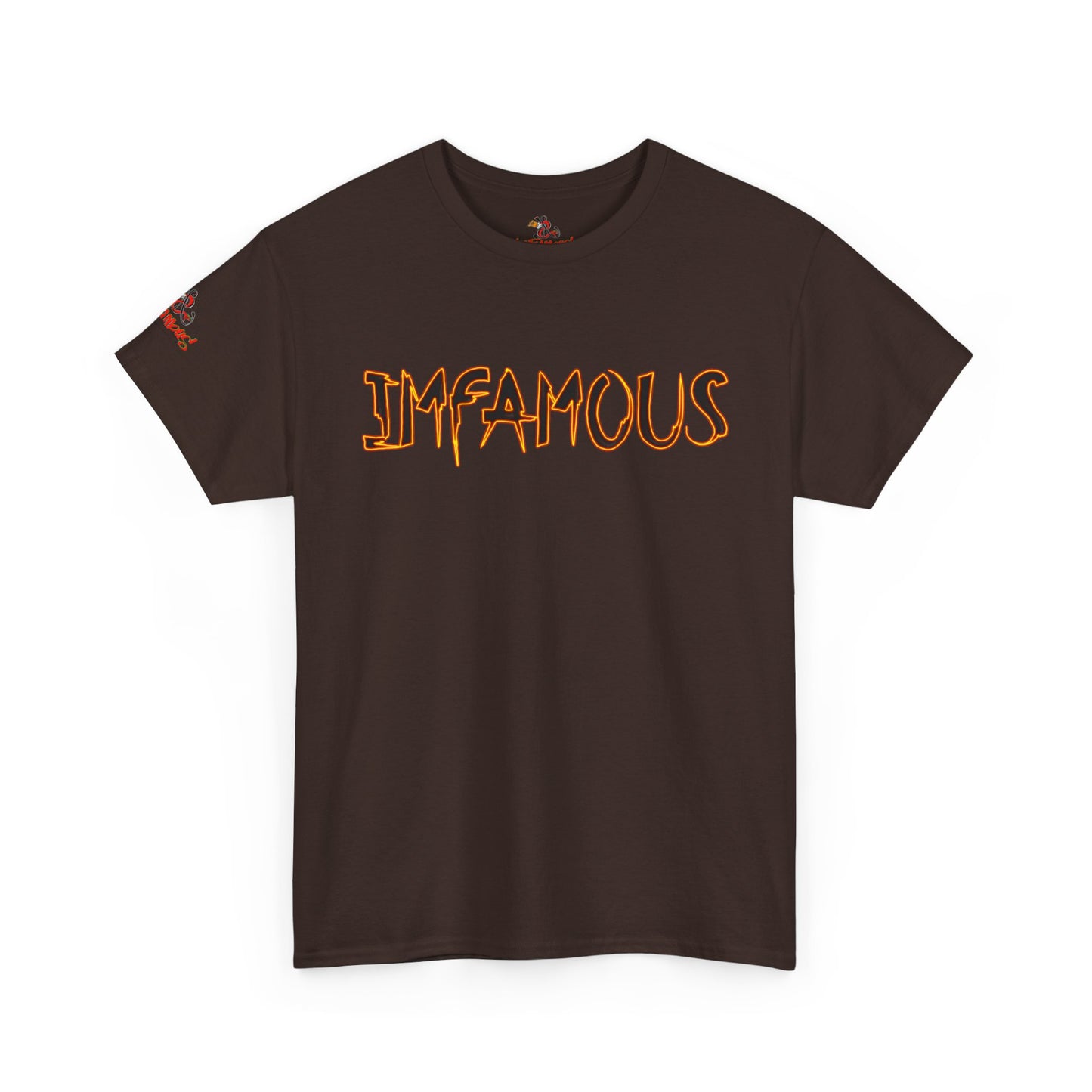 Imfamous Devils Food Cupcake Zombie attack Graphic Tee - Fun Casual Wear, Unisex T-Shirt for Food Lovers, Halloween fun gift