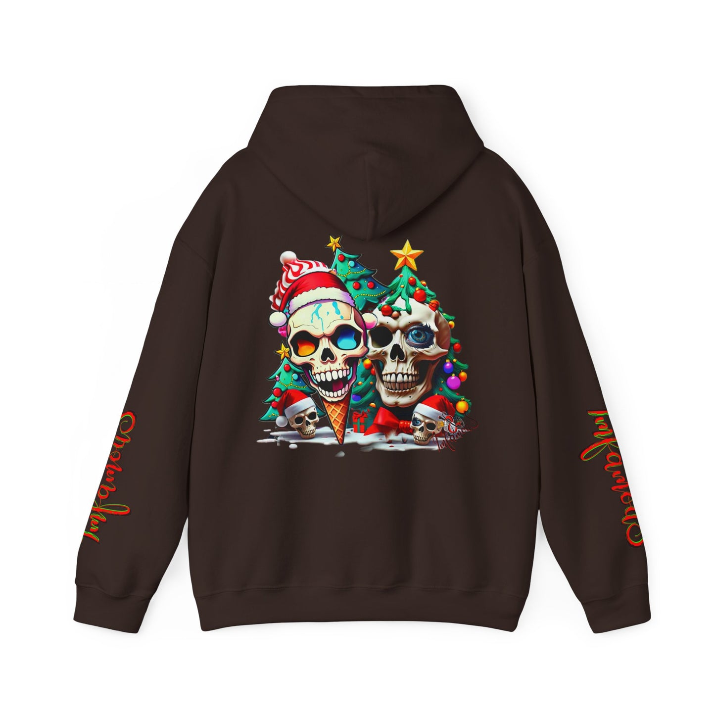 Premium hooded sweatshirt - Imfamous Christmas Skull i-scream - Imfamous Design