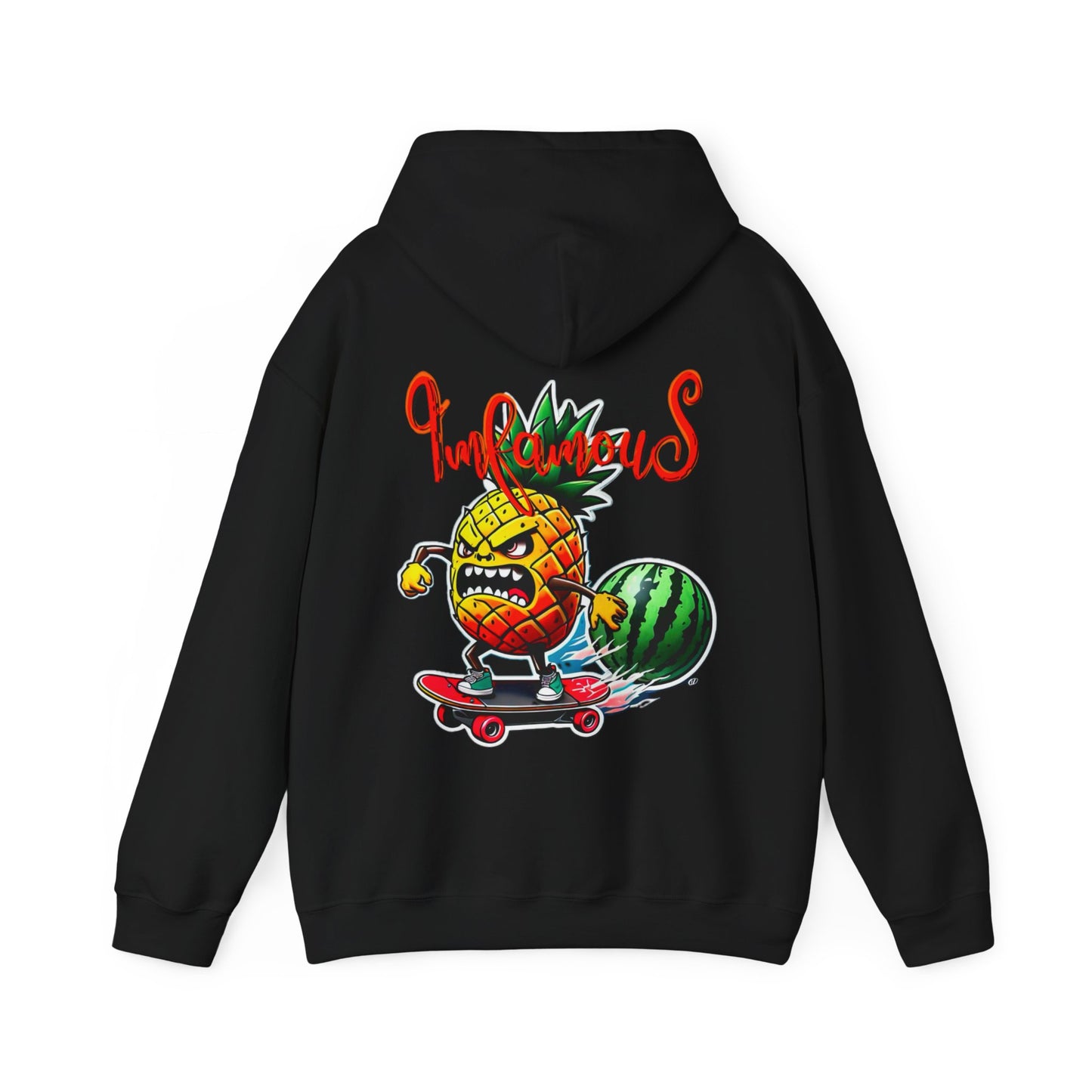 Premium hoodie-Imfamous Angry Pine-Apphole pineapple