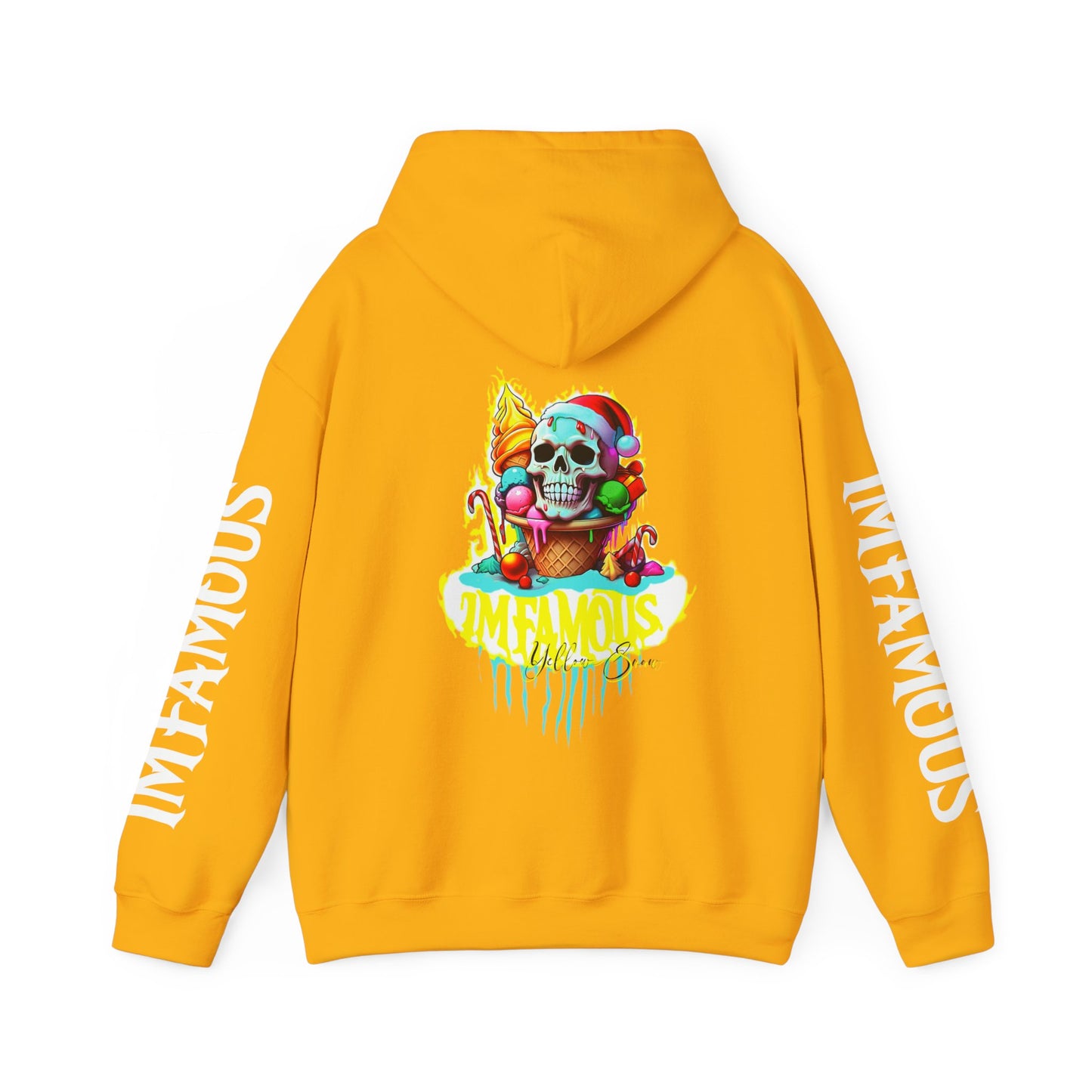 Premium hooded sweatshirt - Imfamous Yellow Snow I-scream Hoodie