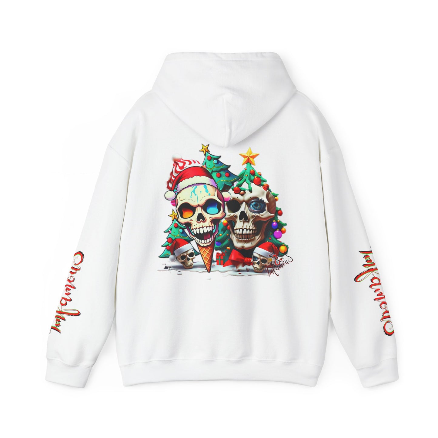 Premium hooded sweatshirt - Imfamous Christmas Skull i-scream - Imfamous Design