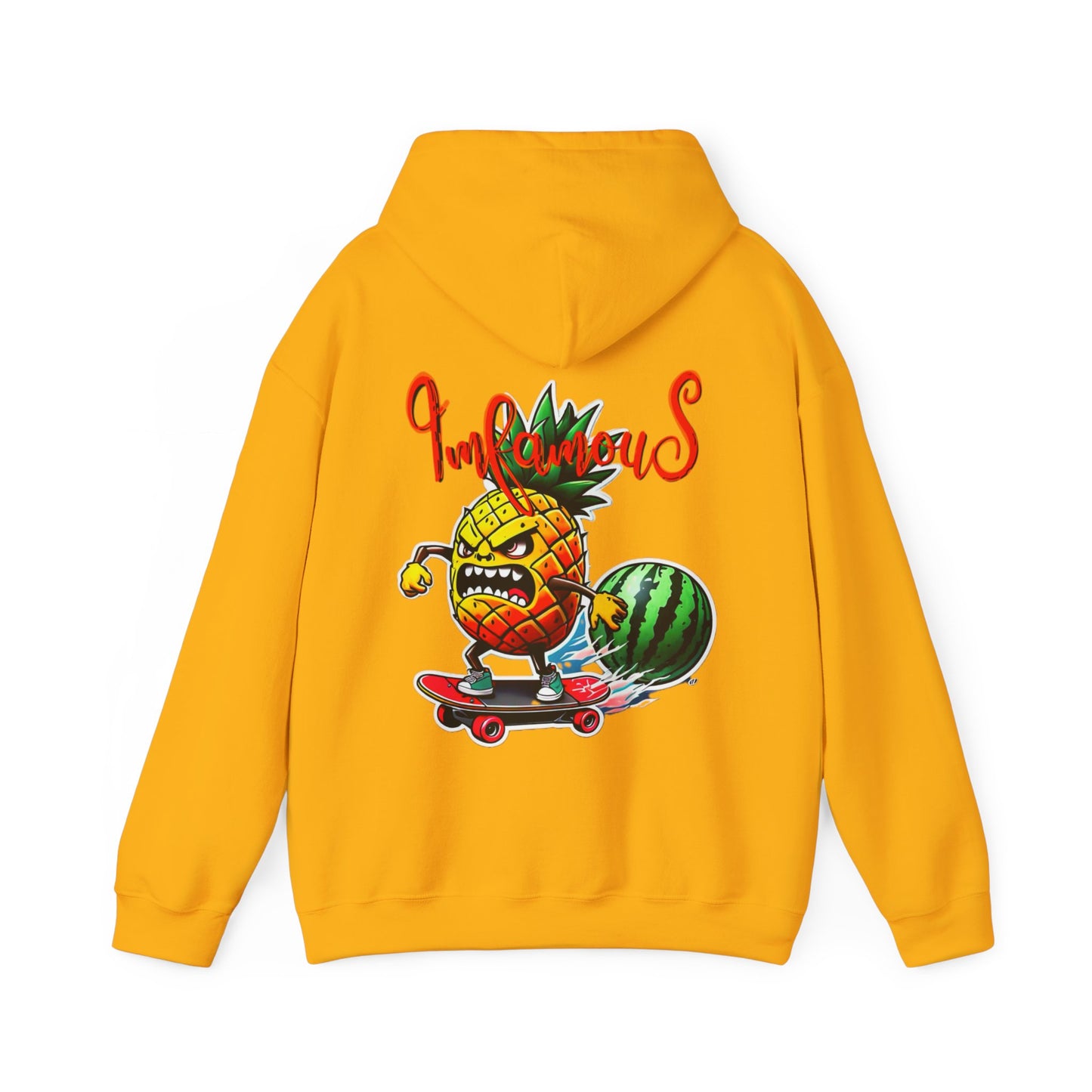 Premium hoodie-Imfamous Angry Pine-Apphole pineapple