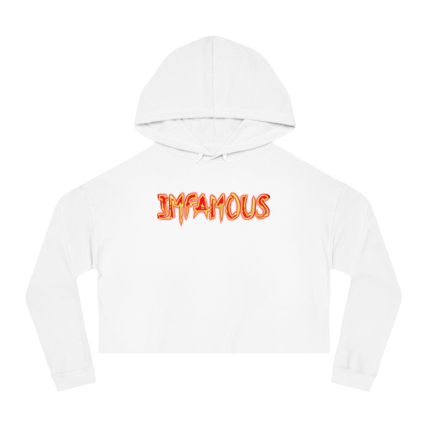 Cropped Hoodie Imfamous Women's Crop Top Sweatshirt