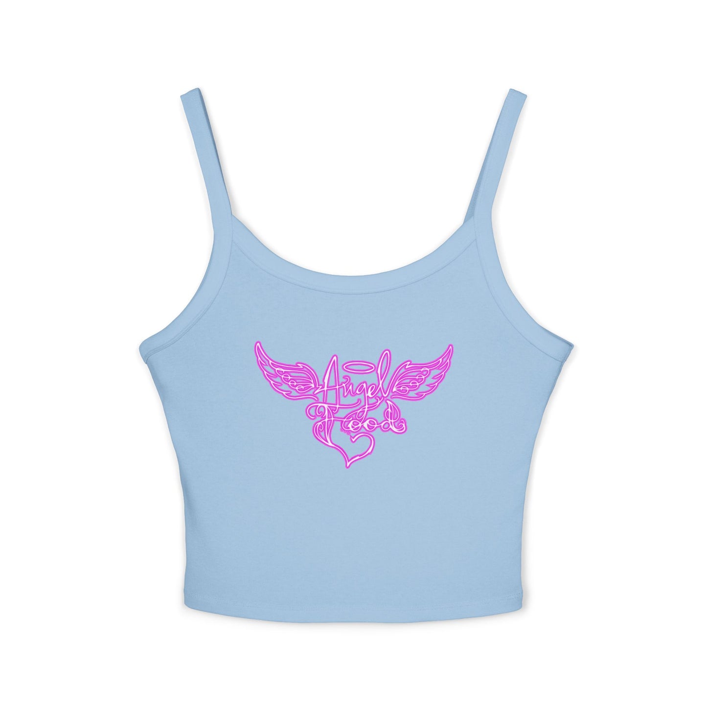 Angel Wings Tank Top, Trendy Spaghetti Strap Top for Festivals, Cute Summer Outfits, Gift for Her, Casual Wear