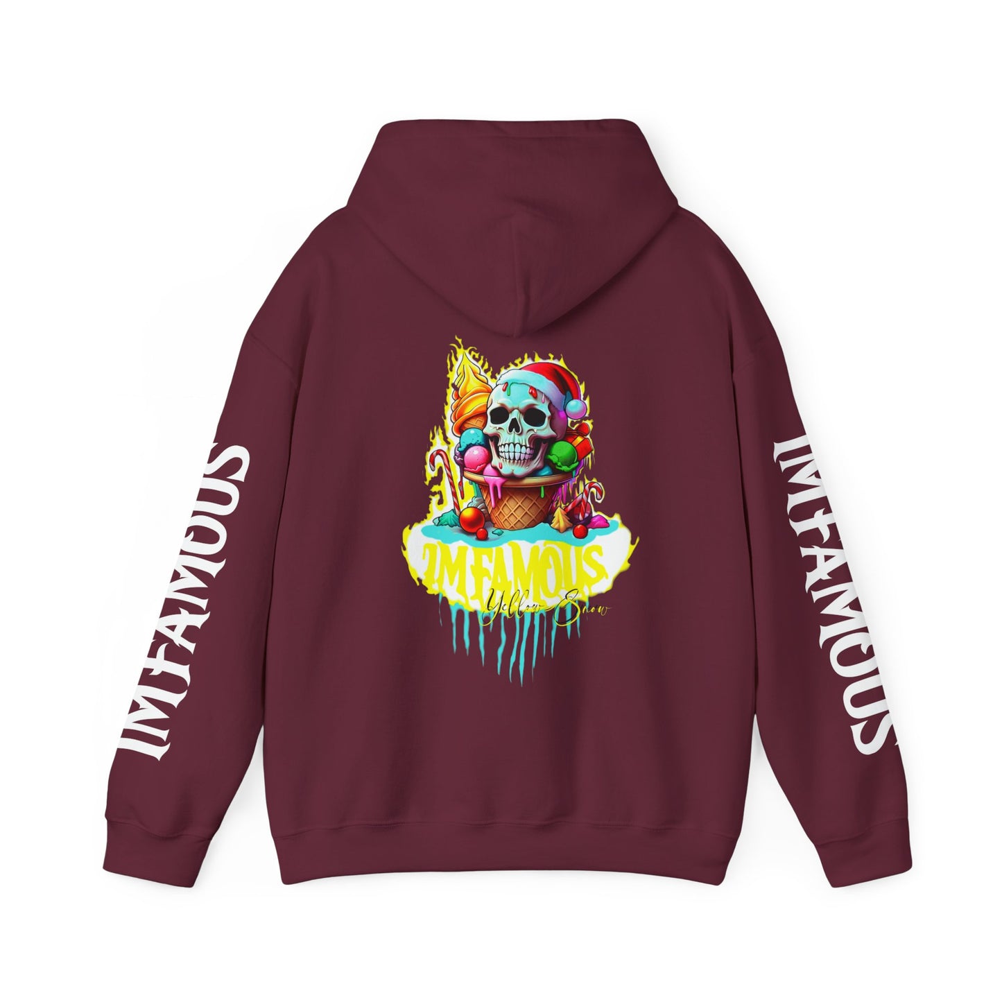 Premium hooded sweatshirt - Imfamous Yellow Snow I-scream Hoodie