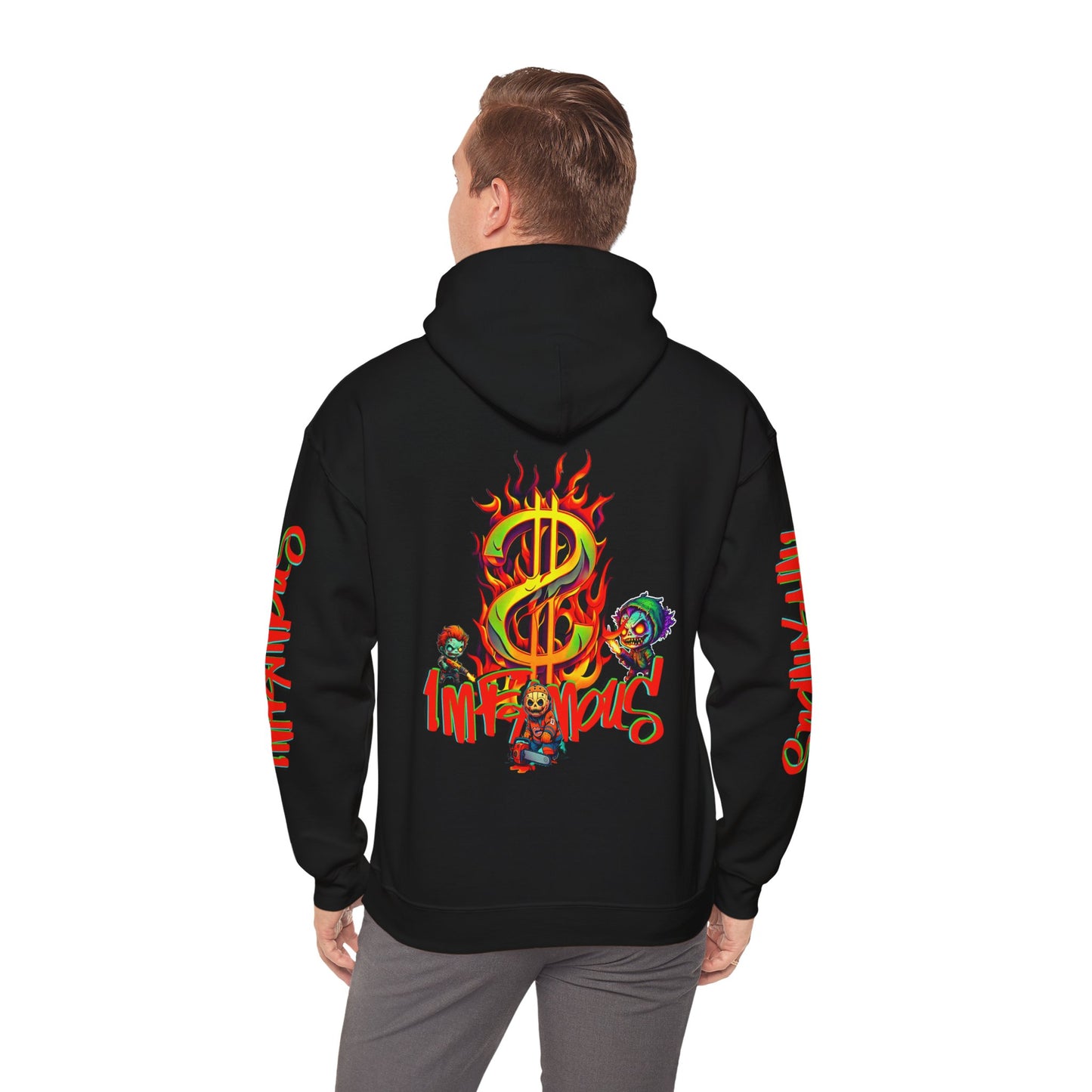 Premium graphic Hoodie - Imfamous halloween Design