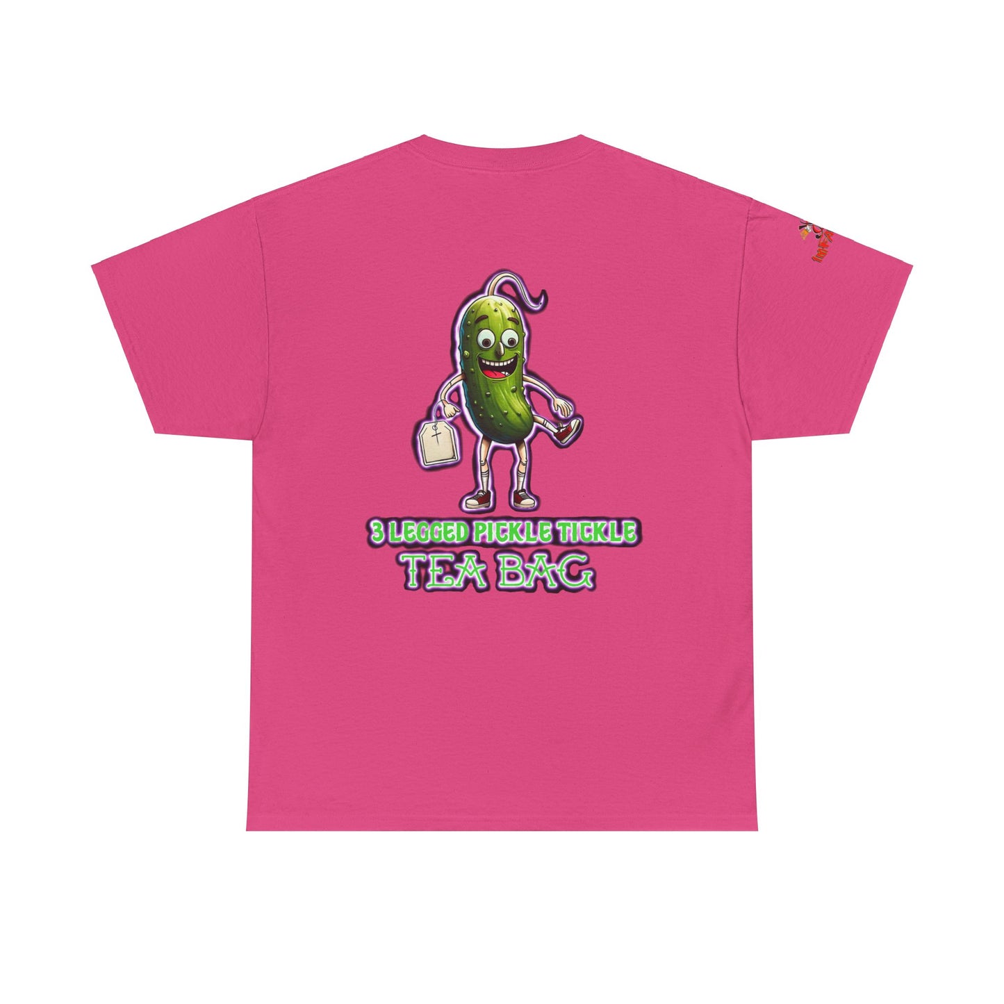 Premium Graphic T-shirt - Imfamous 3 Legged Pickle Tickle Tea Bag Design