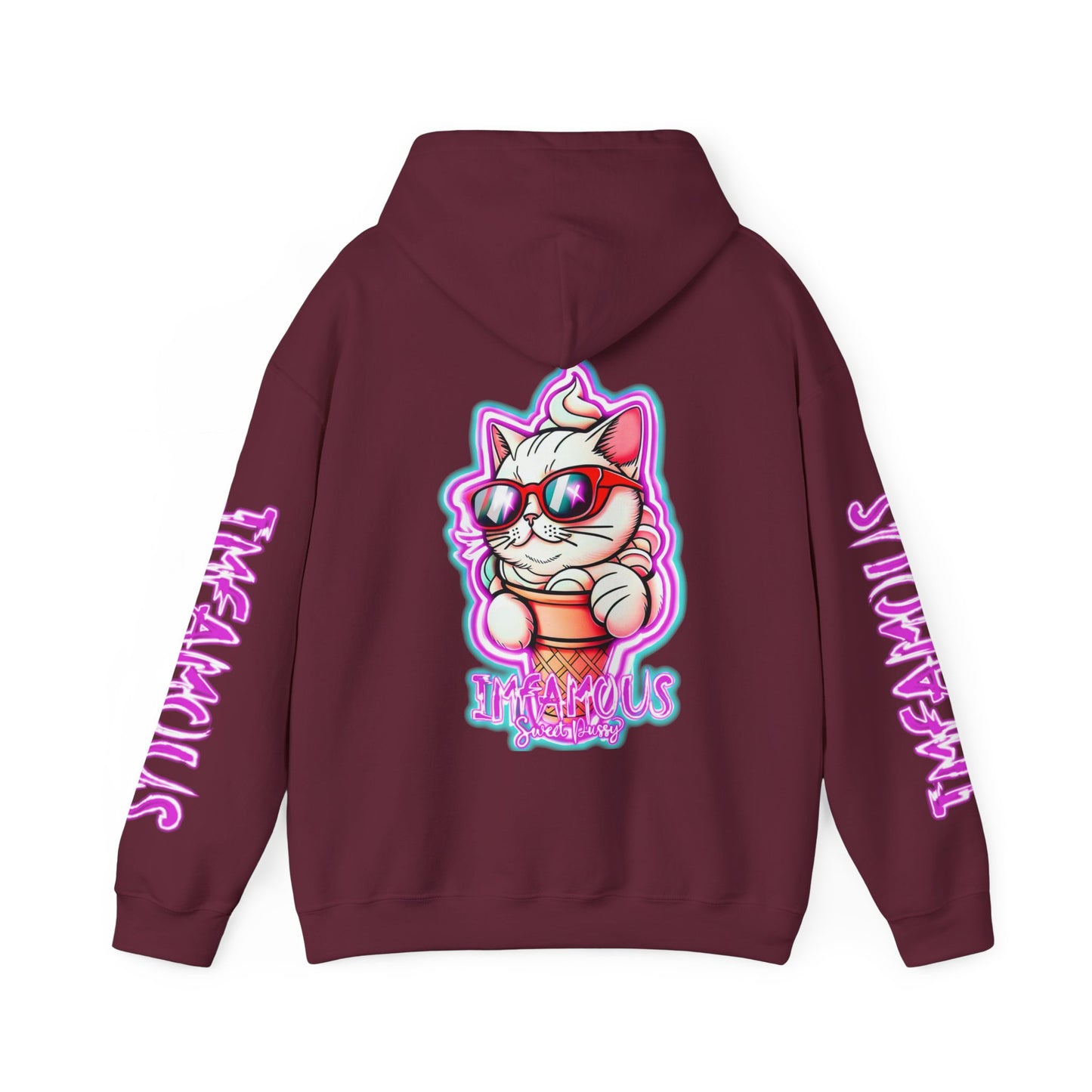 Premium hooded sweatshirt - Imfamous Sweet Pussy Cat Design