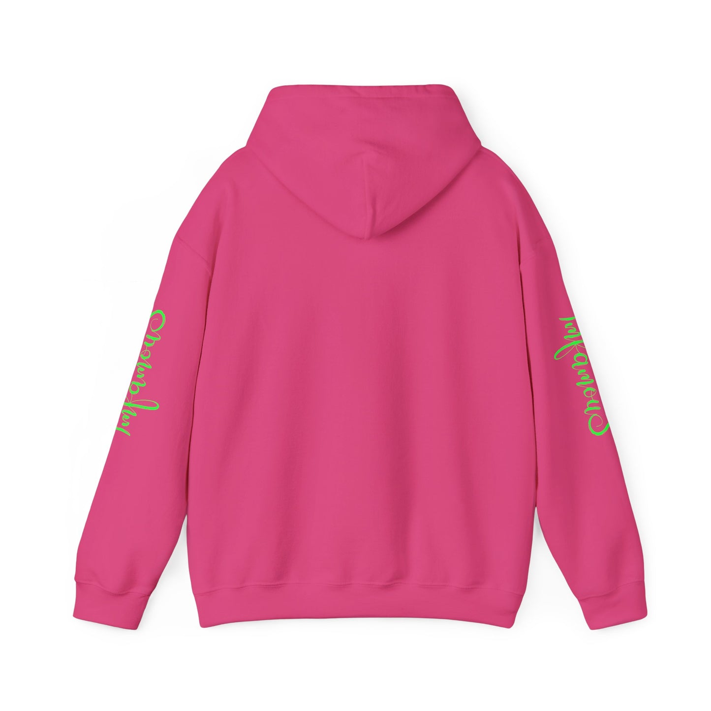 Premium Hooded Sweatshirt - Pineapple Flying on Unicorn Design