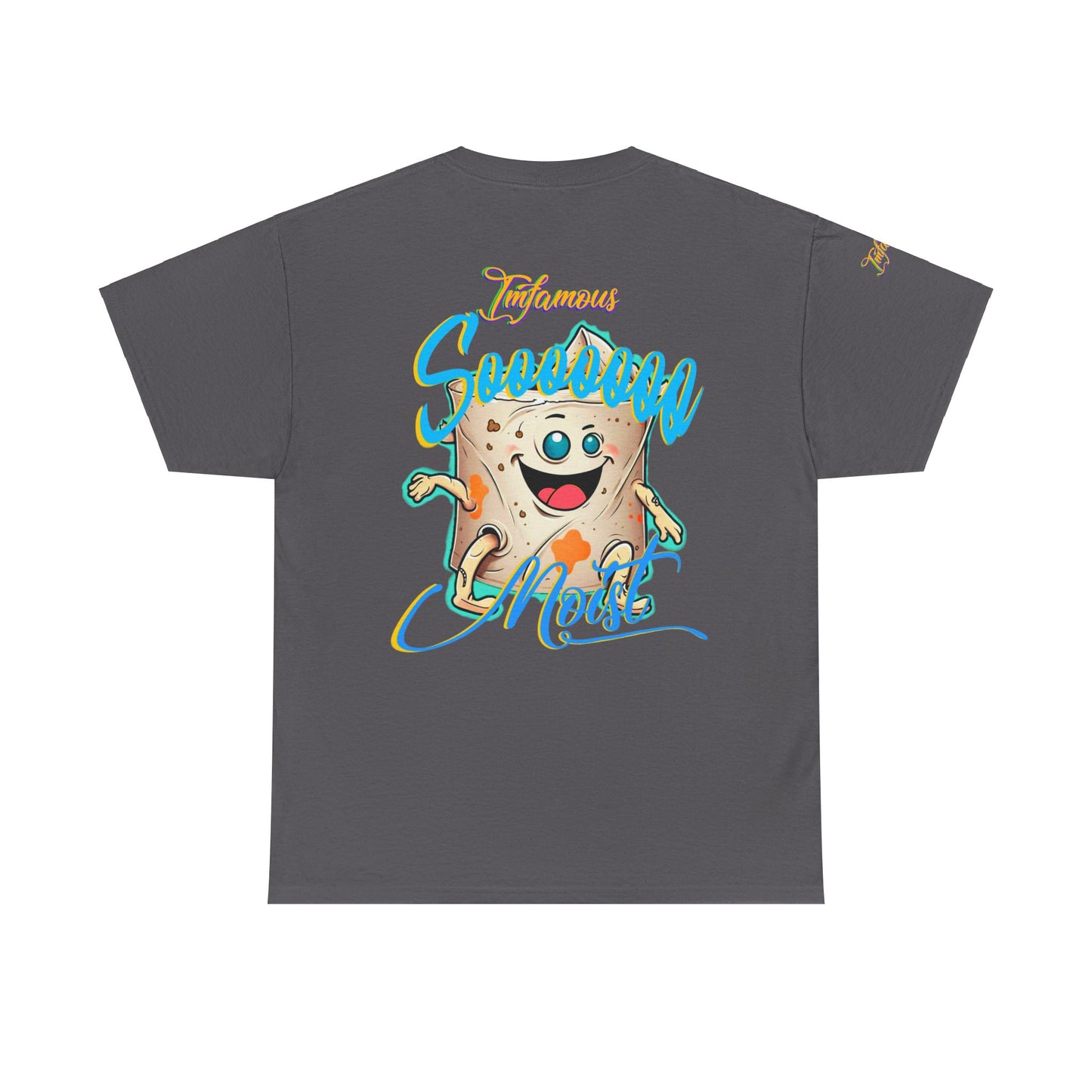 Premium graphic T-shirt - Funny Toilet paper humor - Imfamous oh so moist