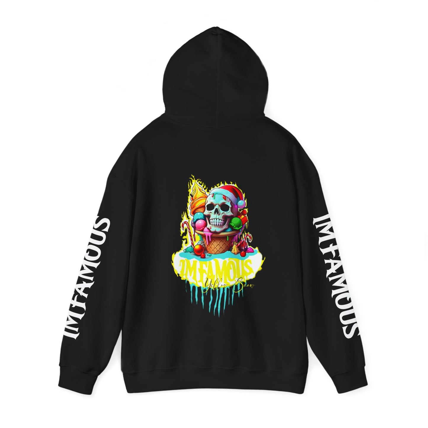 Premium hooded sweatshirt - Imfamous Yellow Snow I-scream Hoodie