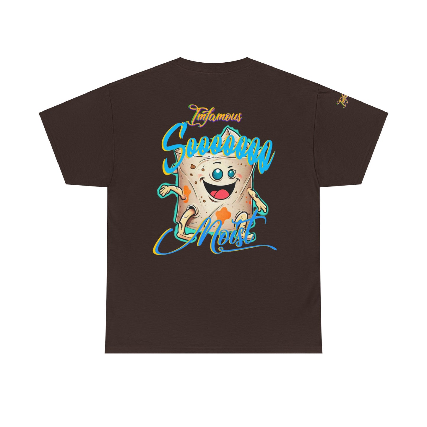 Premium graphic T-shirt - Funny Toilet paper humor - Imfamous oh so moist