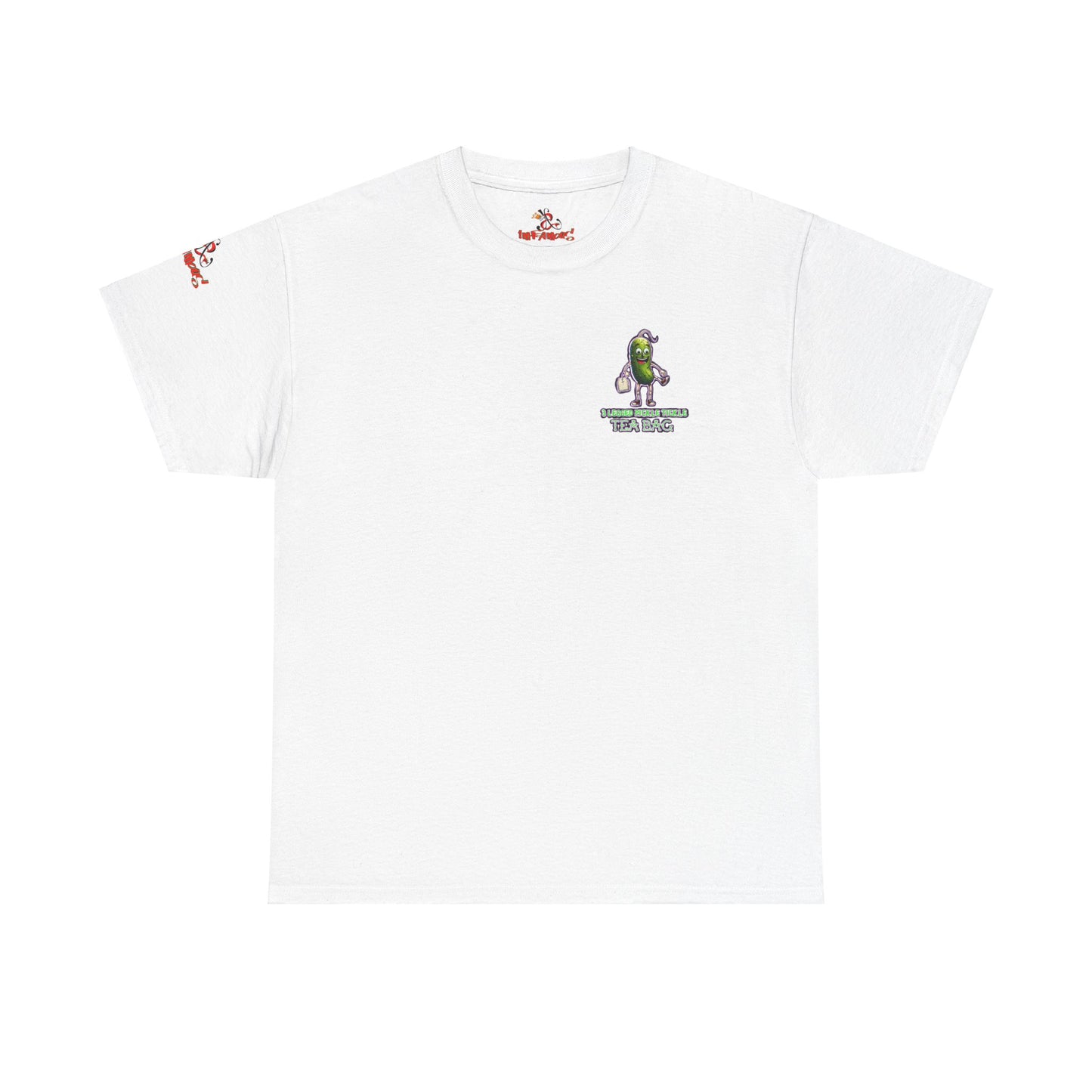Premium Graphic T-shirt - Imfamous 3 Legged Pickle Tickle Tea Bag Design