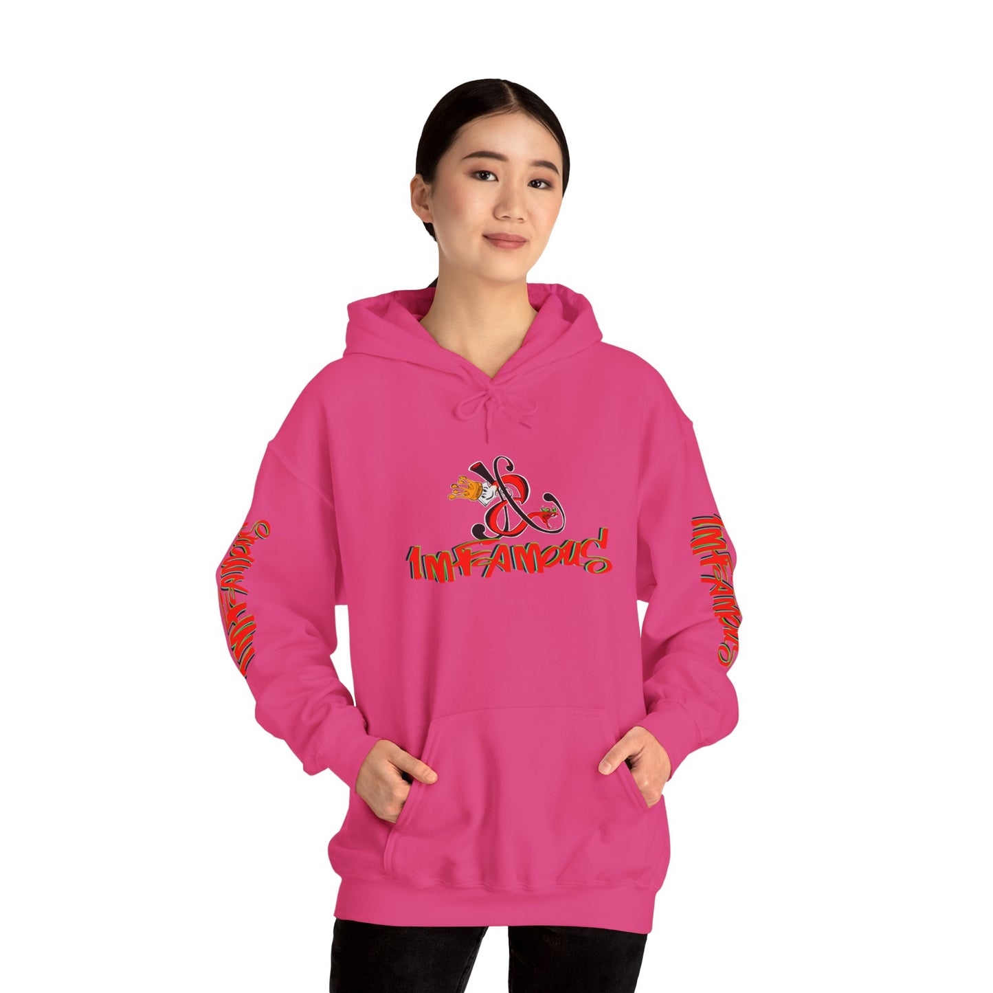 Sudadera con capucha con el famoso diseño de Bad Pussy Cat - Unisex