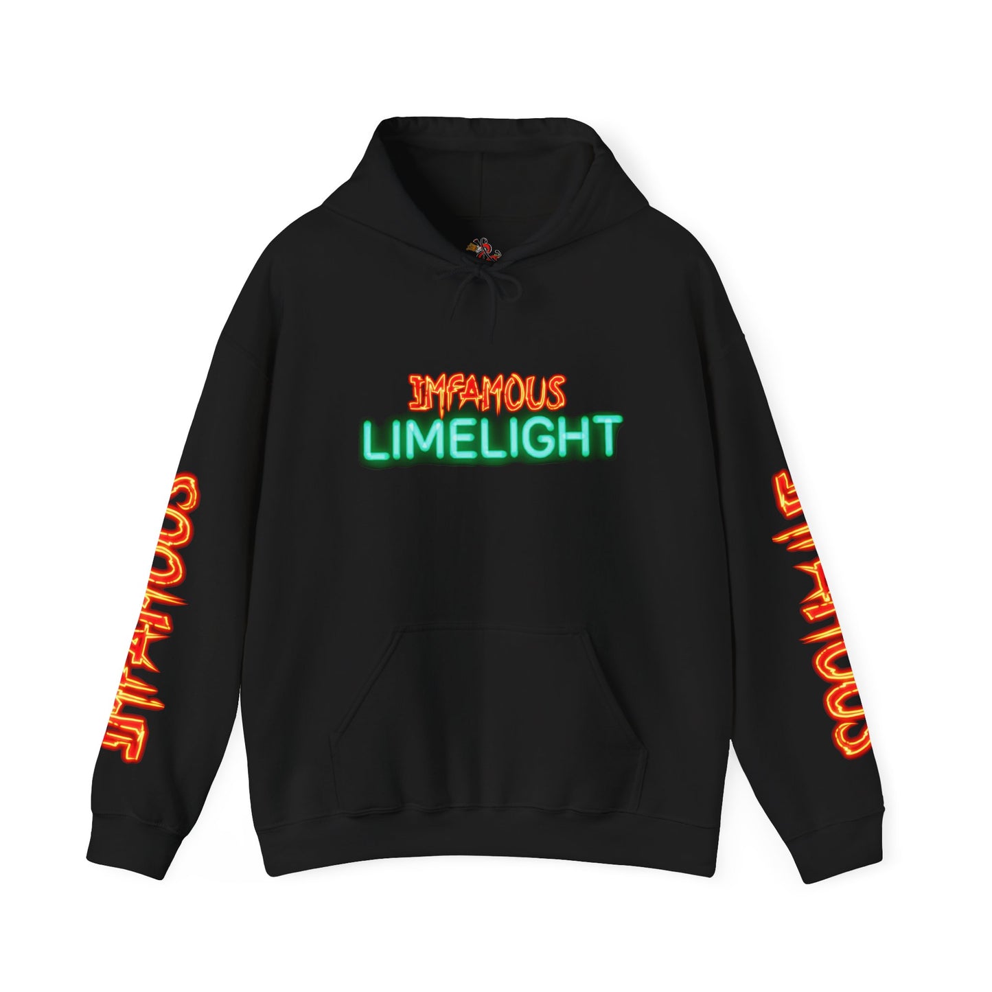 Premium Hooded Sweatshirt - Imfamous Limelight Design