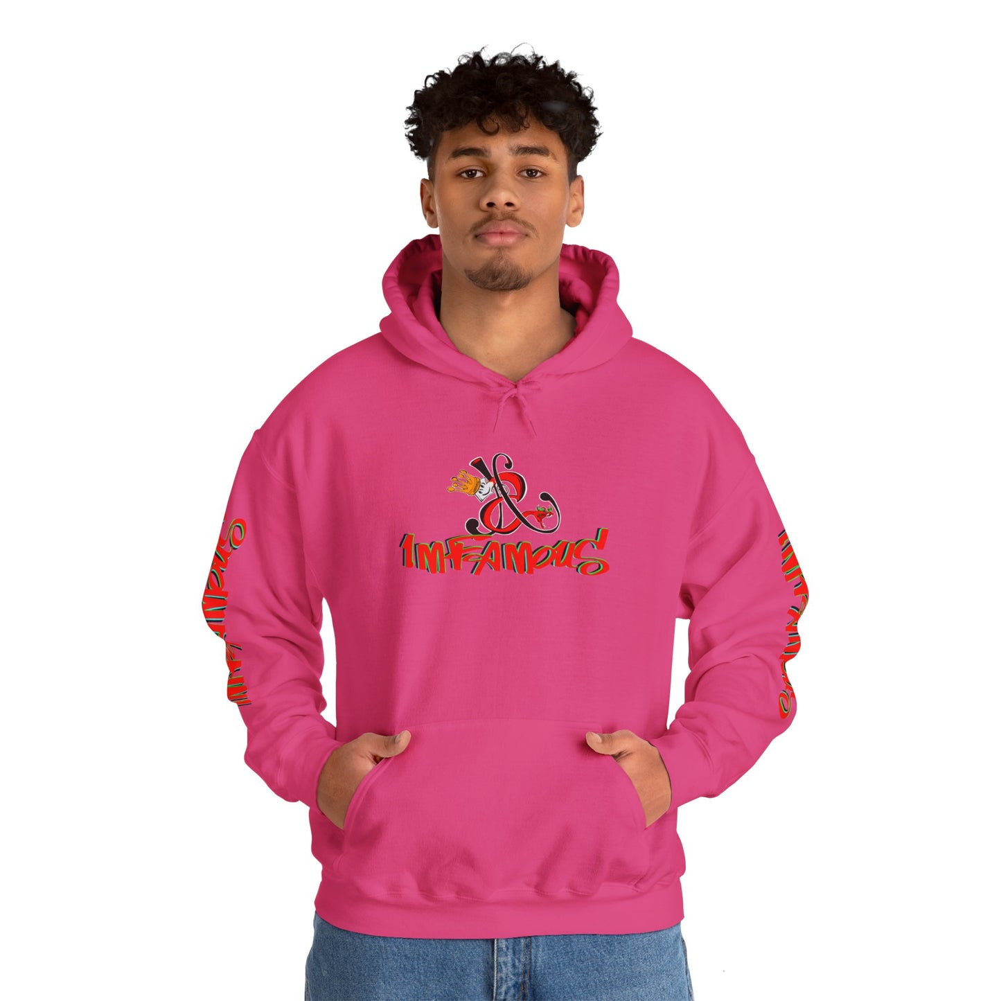Sudadera con capucha con el famoso diseño de Bad Pussy Cat - Unisex