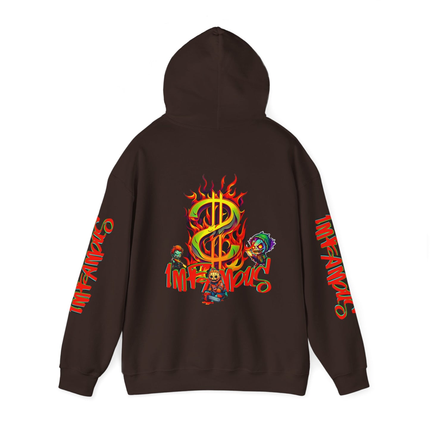 Premium graphic Hoodie - Imfamous halloween Design
