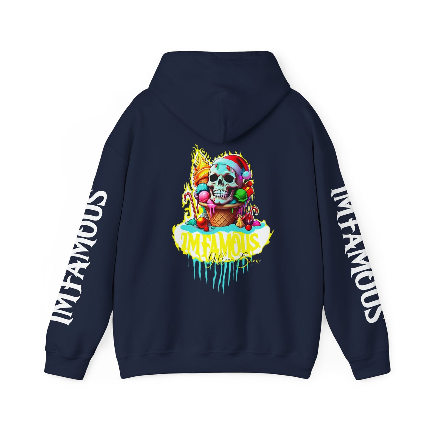 Premium hooded sweatshirt - Imfamous Yellow Snow I-scream Hoodie