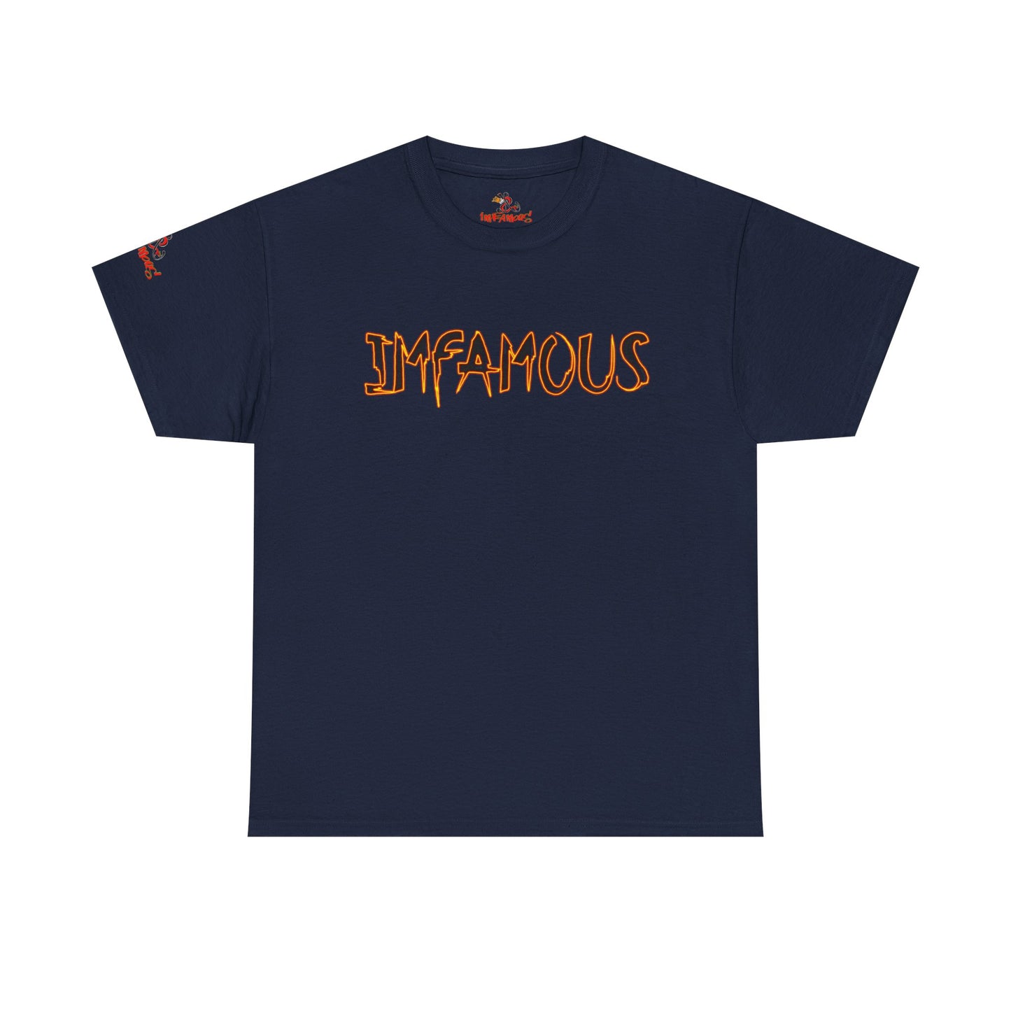 Imfamous Devils Food Cupcake Zombie attack Graphic Tee - Fun Casual Wear, Unisex T-Shirt for Food Lovers, Halloween fun gift