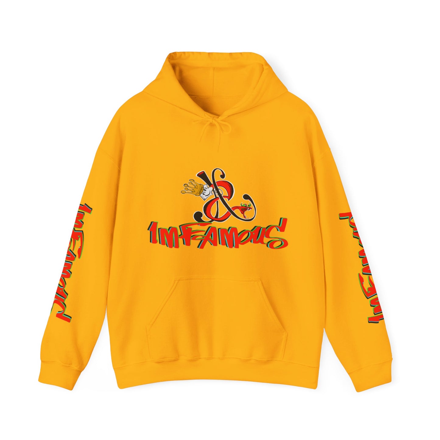 Premium Hooded Sweatshirt - Imfamous Devils Food Cupcake Design